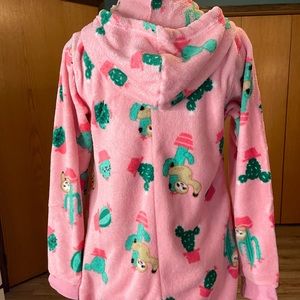 Fuzzy Pink Sloth Onesie